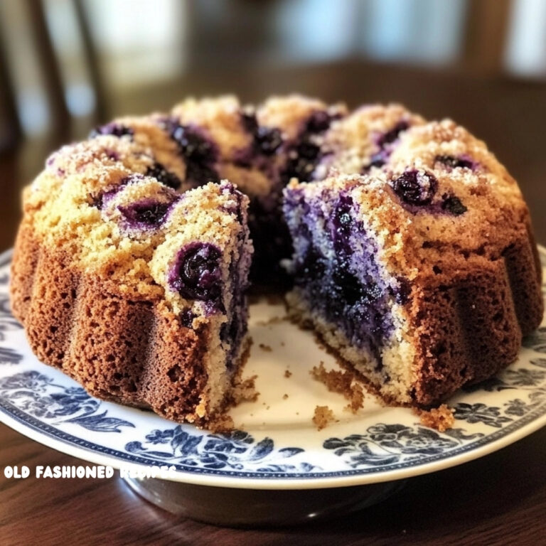 Blueberry Sour Cream Coffee Cake