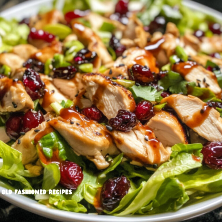 Asian Chicken Cranberry Salad