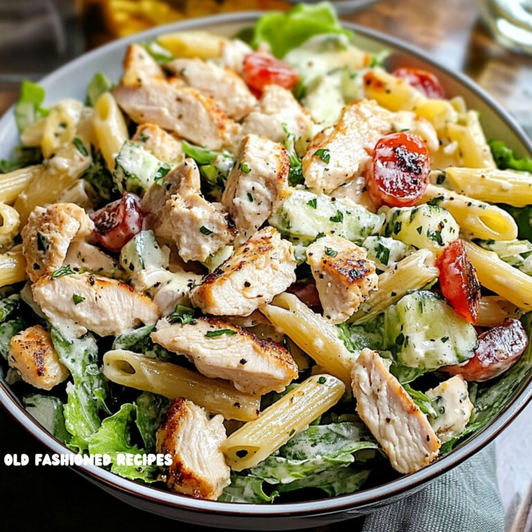 Chicken Caesar Pasta Salad