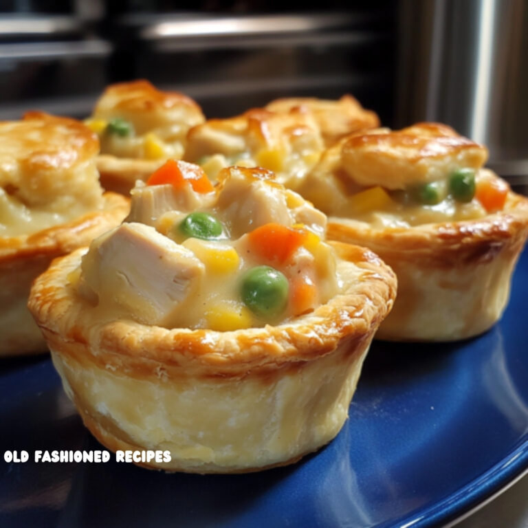 Easy mini chicken pot pies