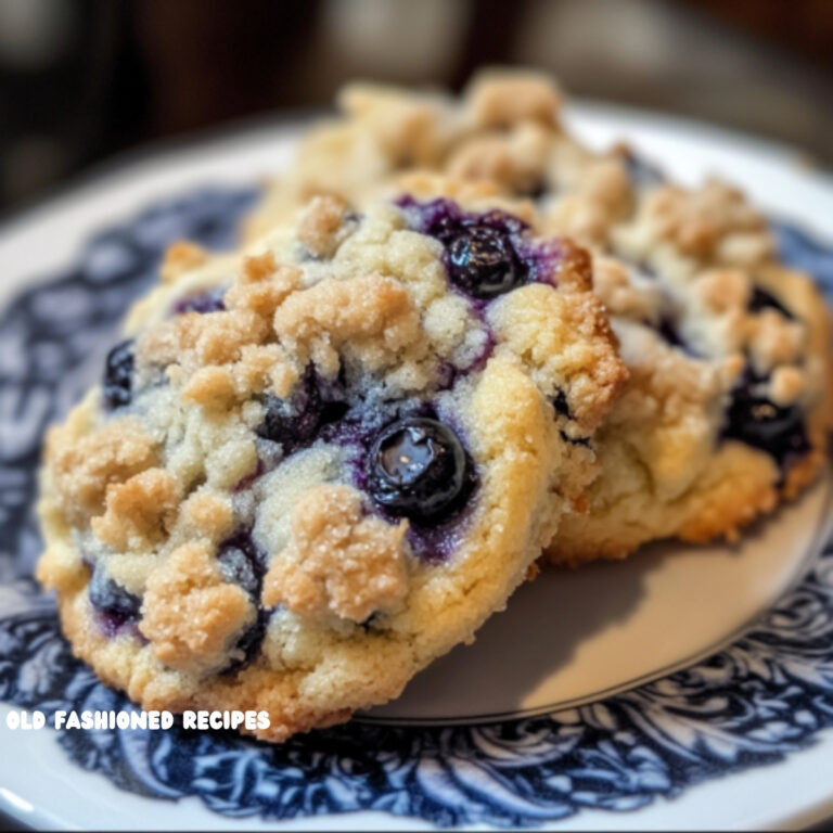 Blueberry Muffin Cookies with Streusel