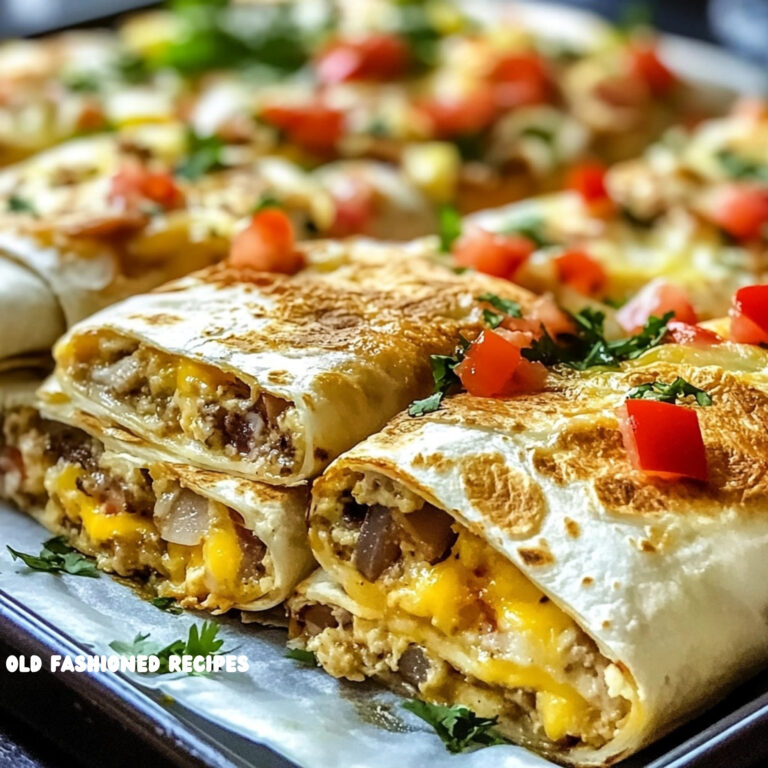 Sheet Pan Breakfast Burritos