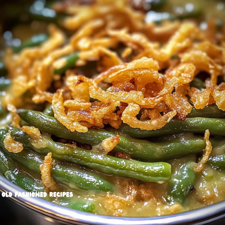 Easy Green Bean Casserole Recipe 🥘💚🧅