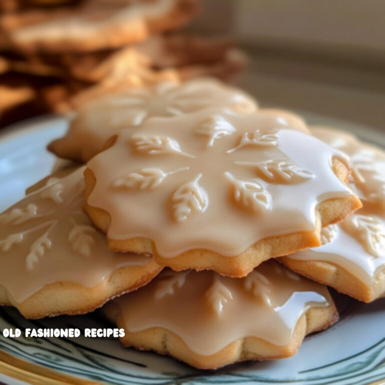 Maple Cookies with Maple Icing