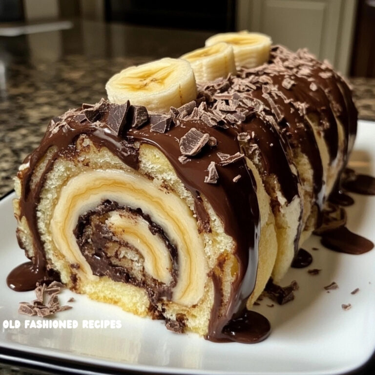 luscious Banana Chocolate Dream Roll