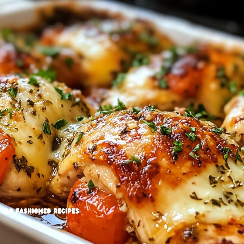 Garlic Tomato Baked Chicken